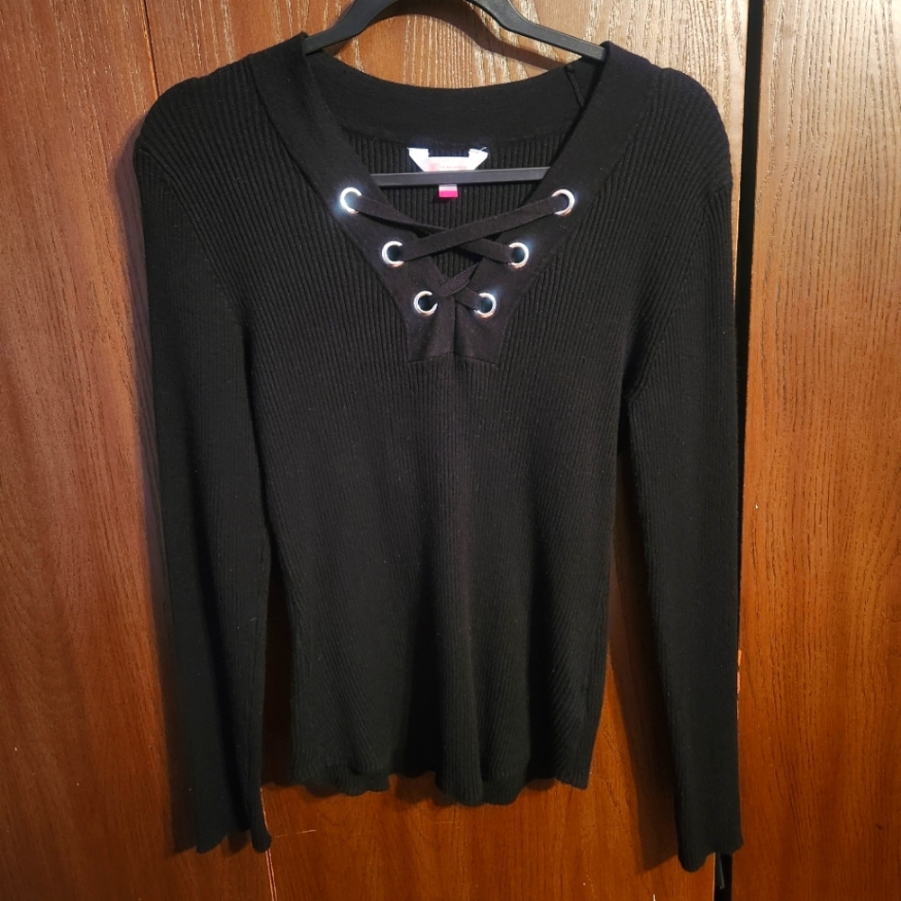 No Boundaries Corset Sweater L